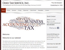 Tablet Screenshot of ohiotaxservice.com